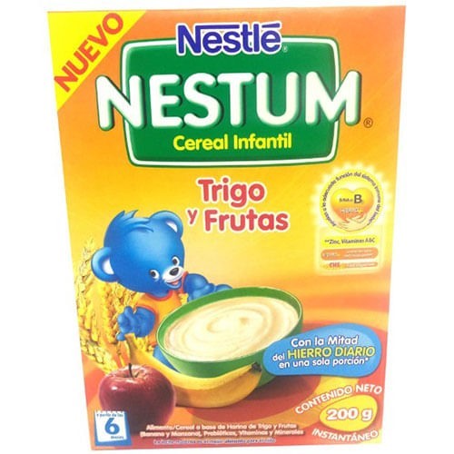 Nestum Cereal Infantil Trigo Y Frutas 200 gr #1