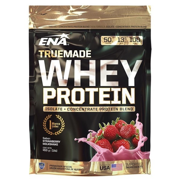 Ena Suplemento Deportivo Whey Protein Frutillas a La Crema 453 gr alt