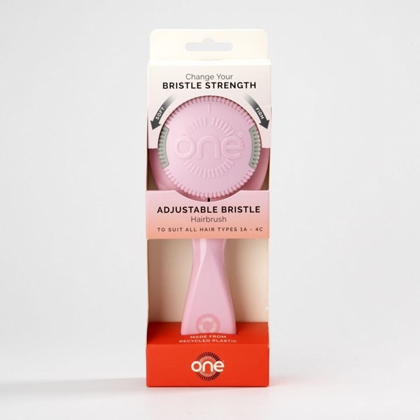 One Cepillo Brush Detangler Ajustable Color Rosa #1