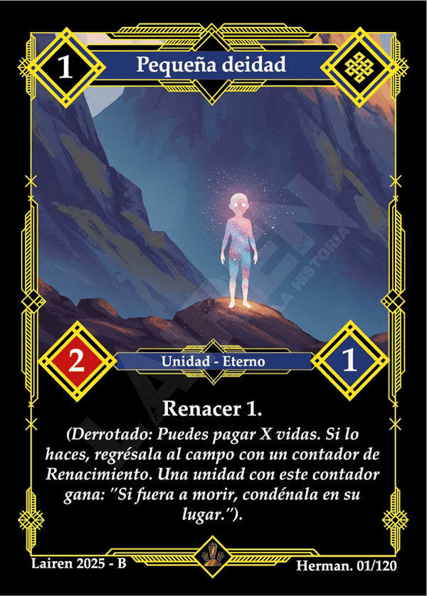 001 Pequeña Deidad - Coste 1