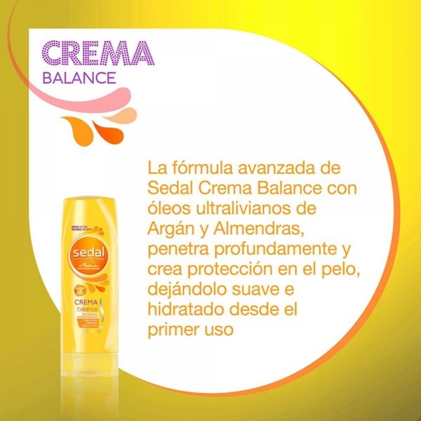 Acondicionador Sedal Crema Balance x 190ml alt