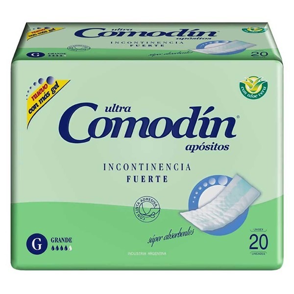 Comodin Apósitos Incontinencia Fuerte (20 Unidades) #1