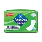 Nosotras Normal Tela Tipo Algodón Protector Diario X20 U Unico #5