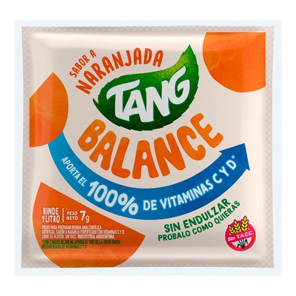 Jugo En Polvo Tang Sabor Naranja Balance 7 G. #1