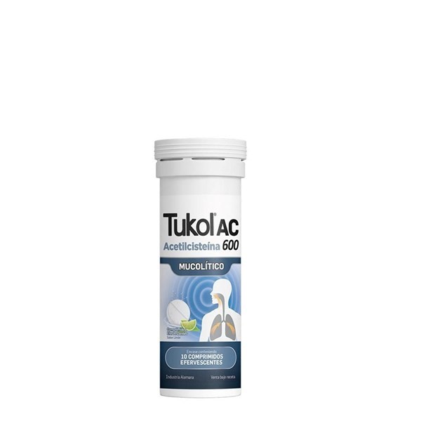 Tukol AC 600 | 10 comprimidos efervescentes | Acetilcisteína  alt