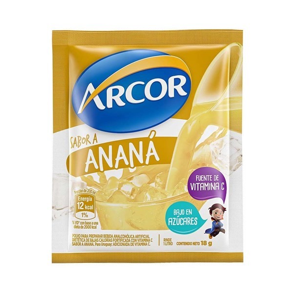 Jugo En Polvo Arcor Anana 18gr
