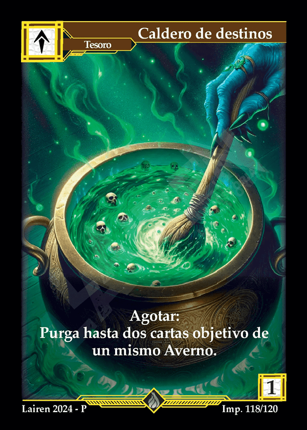 118 Caldero De Destinos Precon Mago/Pirata #1
