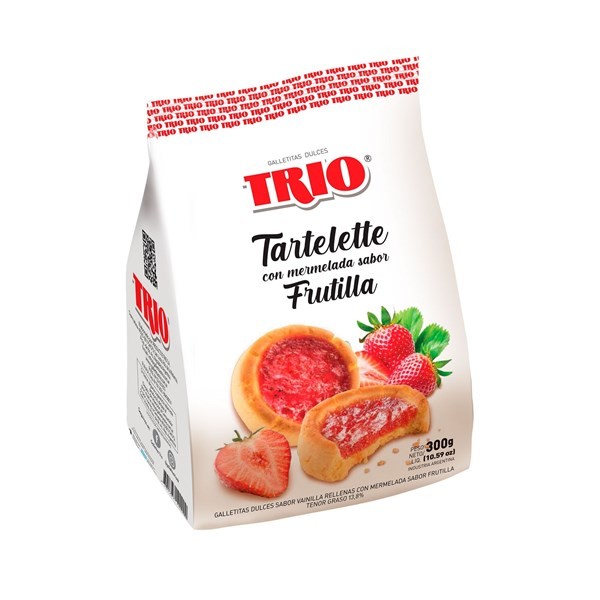 Galletitas Trio Tartelettes de Frutilla 300 g. #1