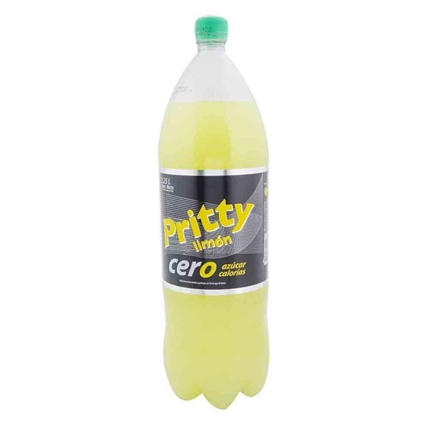 Gaseosa Pritty Limón cero 2.5 L