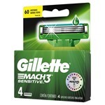 Gillette Cartuchos Para Afeitar 3 mach Sensitive (4 Unidades) #10