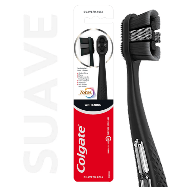 Cepillo Dental Colgate Black Whitening Suave x 2 un alt