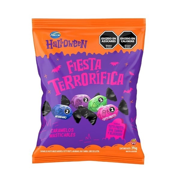 Halloween Caramelos Masticable Varios Sabores x 396 grs Arcor #1