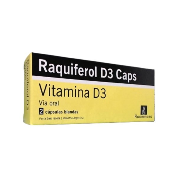 Roemmers Raquiferol D3 Vitamina D3 100000 Ui Cáps Blandas x 2 #1
