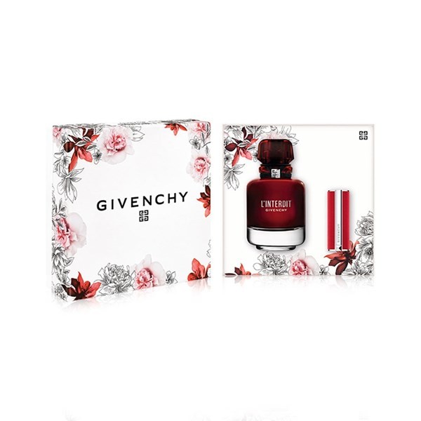 Givenchy L'interdit Edp Rouge 50 ml + Mini Le Rouge N37  alt