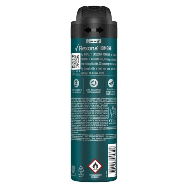 Desodorante Rexona Antitranspirante Hombre x 150 ml alt