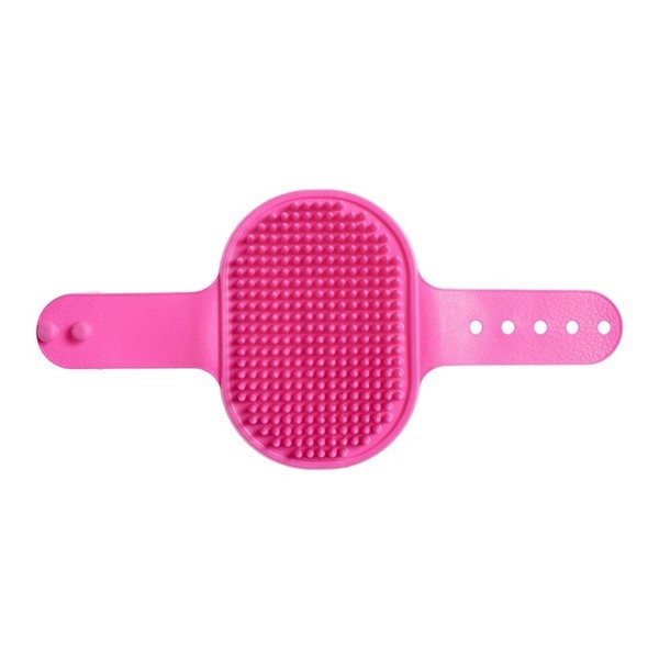 Cepillo Limpieza Mascota Simplicity Pet Silicona Fucsia alt