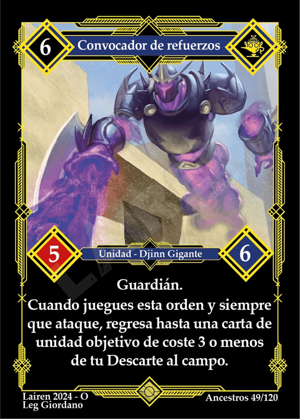 49 Convocador De Refuerzos - Coste 6