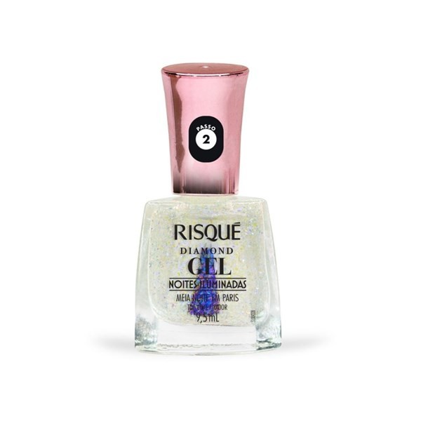 Top Coat En Gel Diamond Noches Iluminadas Medianoche En París #1