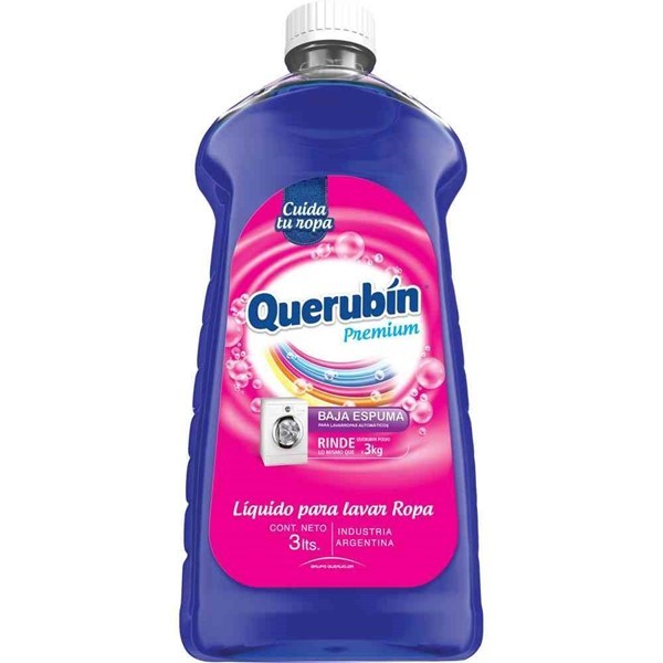 Detergente Ropa Liquido Querubin Botella 3lt