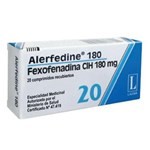 Alerfedine 180 Mg | 20 comprimidos | Fexofenadina #1