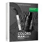 Benetton Set Perfume Hombre Colors Man Black Intenso Edp 100 ml + 10 ml #1