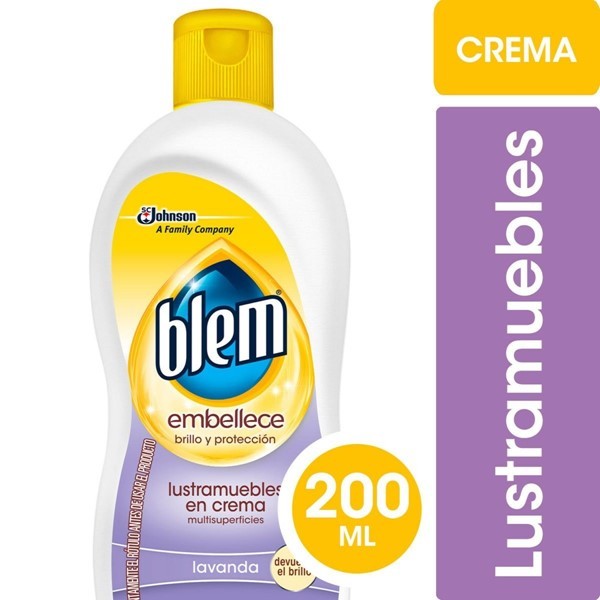 Blem Lustramuebles en Crema Lavanda 200 ml alt