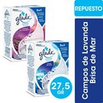 Canasta Solida Para Inodoros Glade Repuesto Campos De Lavanda / Brisa De Mar #1