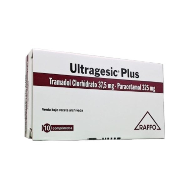 Raffo Ultragesic Plus Tramadol + Paracetamol 37.5 / 325 Mg x 10 Comp #1