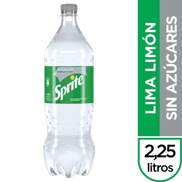 Gaseosa Sprite Sin Azúcar Lima-limón 2,25 Lt #1 Gaseosa Sprite Sin Azúcar Lima-limón 2,25 Lt #1