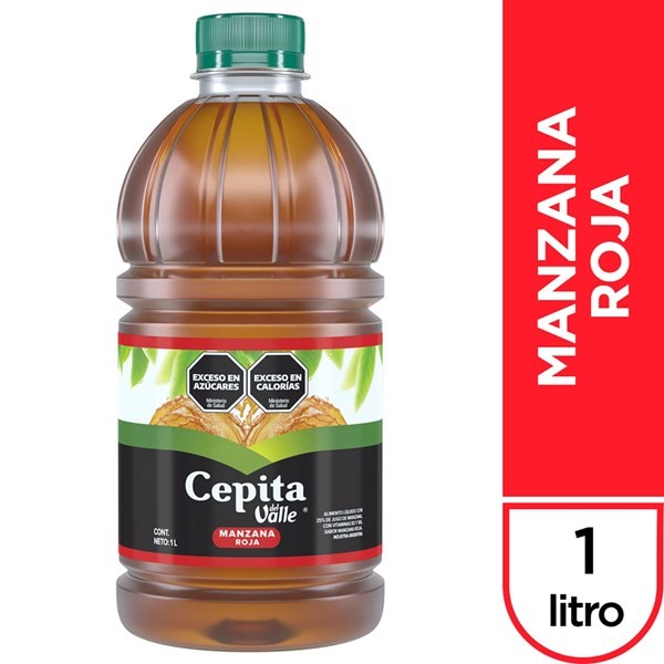 Jugo Cepita Del Valle Manzana Roja 1 l. #1