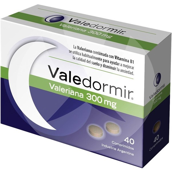 Valedormir Suplemento Dietario Valeriana 300 mg (40 Comprimidos) #1