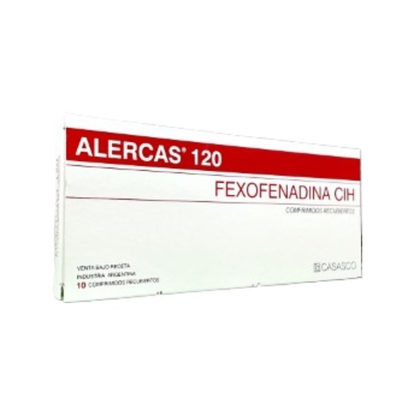 Casasco Alercas Fexofenadina 120 Mg x 10 Comp