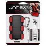 Unhex Estuche Adventure Cortauñas Pequeño + Cortauñas Grande + Mosqueton #4
