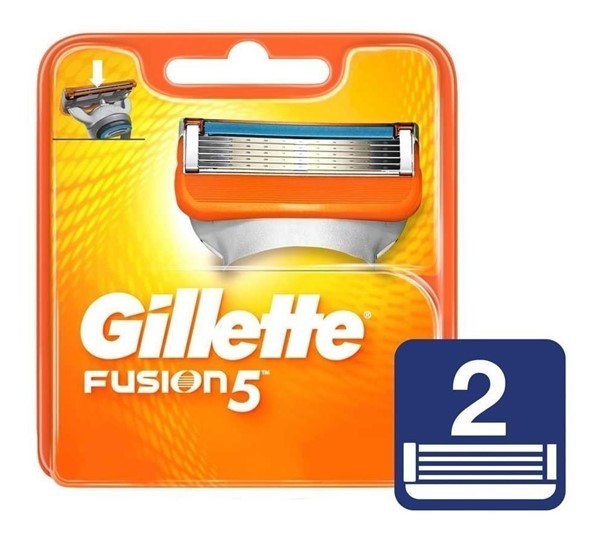 Gillette Cartucho Repuesto De Afeitar Fusion 5 X 2 un