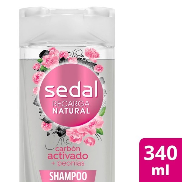Shampoo Sedal Carbón Activado + Peonias x 340 ml #1