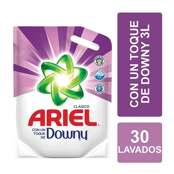 Ariel Jabón Líquido Clásico Con Toque de Suavizante 3 l #1