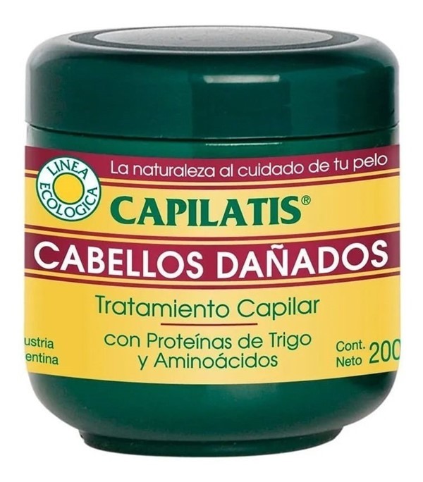 Capilatis Tratamiento Cabellos Dañados Línea Ecológica 200 gr alt