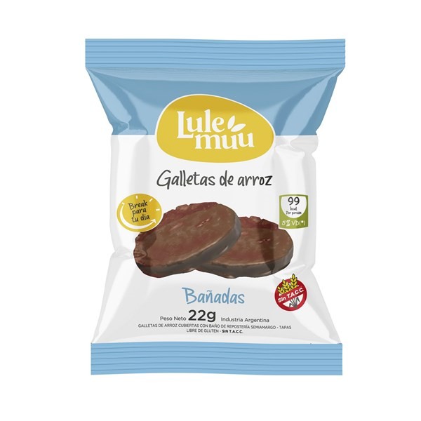 Galletas Lulemuu Bañadas en Chocolate 20 g. #1