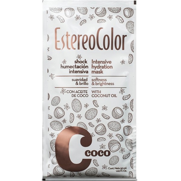 Tratamiento Estereo Color Shock Humectación Intensiva Con Aceite de Coco x 50 ml #1