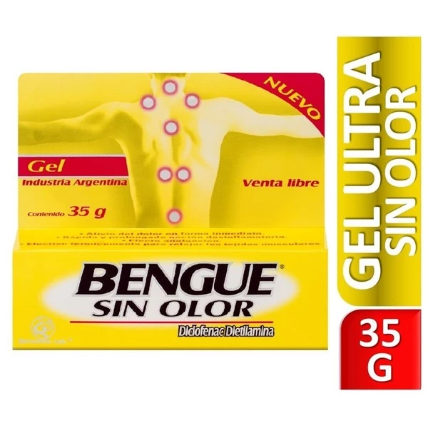 Bengue Ultra Desinflamante Gel Sin Olor x 35 gr