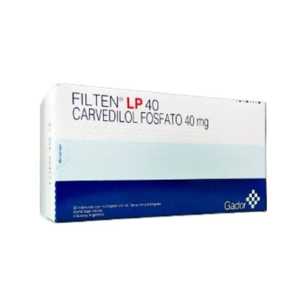 Gador Filten Lp 40 Mg Carvedilol x 30 Cáps Liberación Prolongada #1