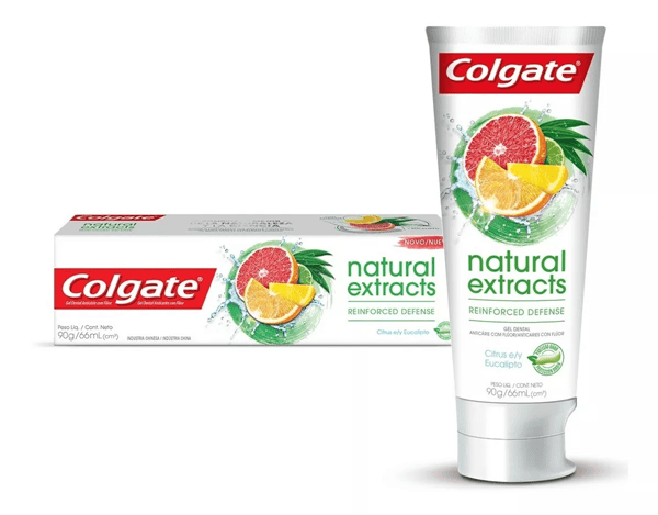 Colgate Crema dental natural extracts reinforced defense 90 gr