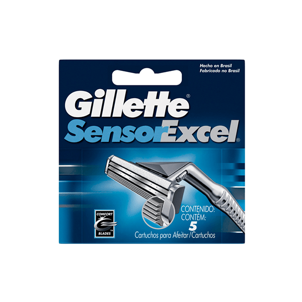 Gillette Sensor Excel Cartucho x 5 Unid #1