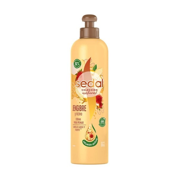 Crema Para Peinar Sedal Gengibre Y Risino 300 m #1