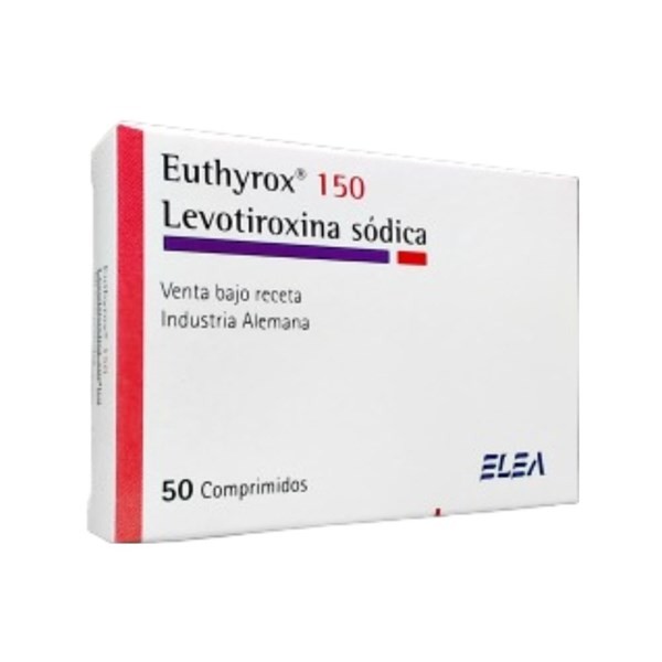 Elea Euthyrox Levotiroxina 150 Mcg x 50 Comp Birranurados #1