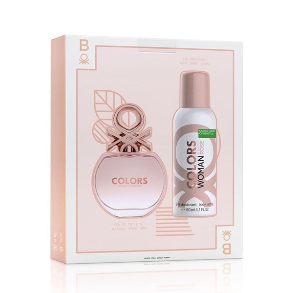 Benetton Colors Rose Cofre Edt Presentación 80 ml alt