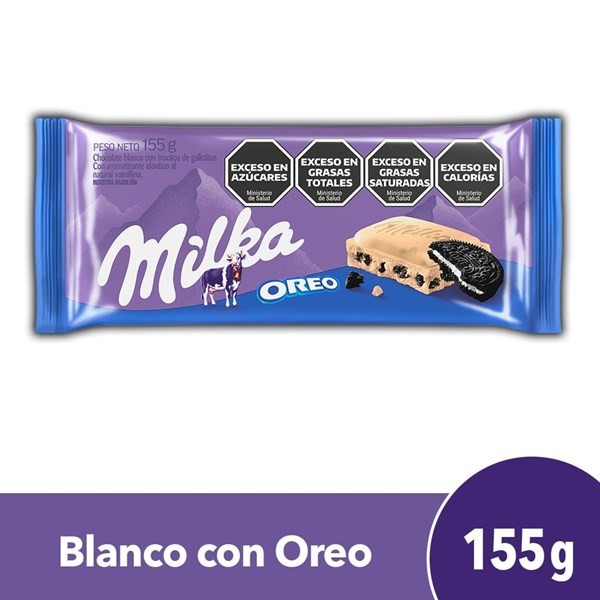 Chocolate Blanco Milka Oreo 155 G #1 Chocolate Blanco Milka Oreo 155 G #1