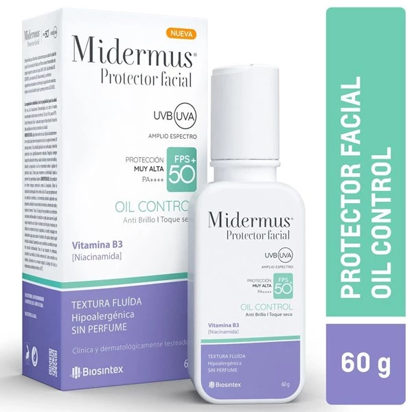 Midermus Proteccion Solar Fps50 Oil Control 60 gr