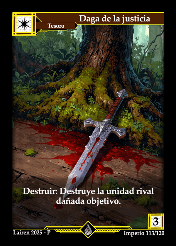 113 Daga De La Justicia Precon Enano/Desertor #1