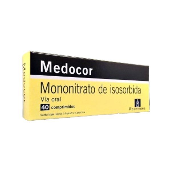 Roemmers Medocor Isosorbide + Mononitrato 20 Mg x 40 Comp